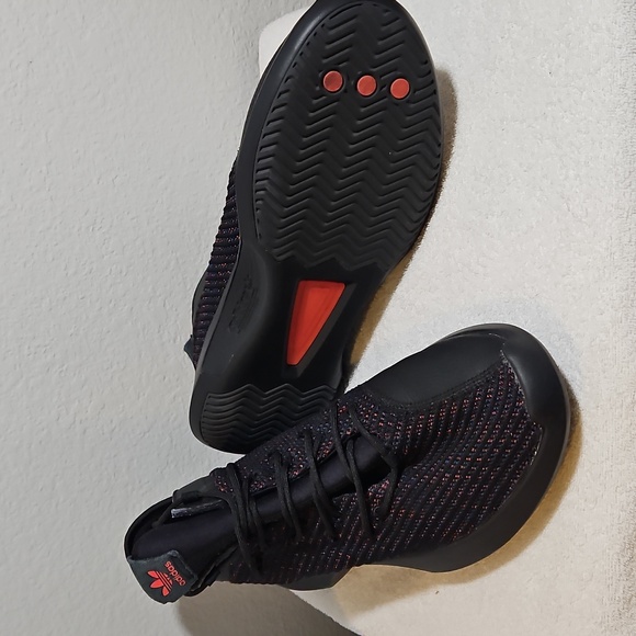 Adidas Crazy 1 ADV Basketball Shoes black/Red B37562 Mens Size 13